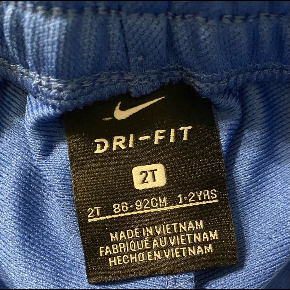 NIKE Dri-Fit Athletic Pull-on Blue Pants 2T - Picture 8 of 8